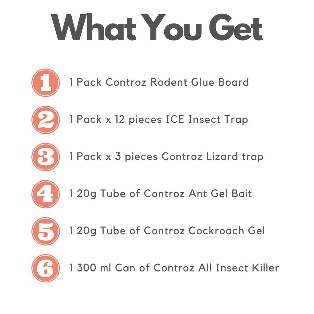 Controz 6-in-1 Pest Kit