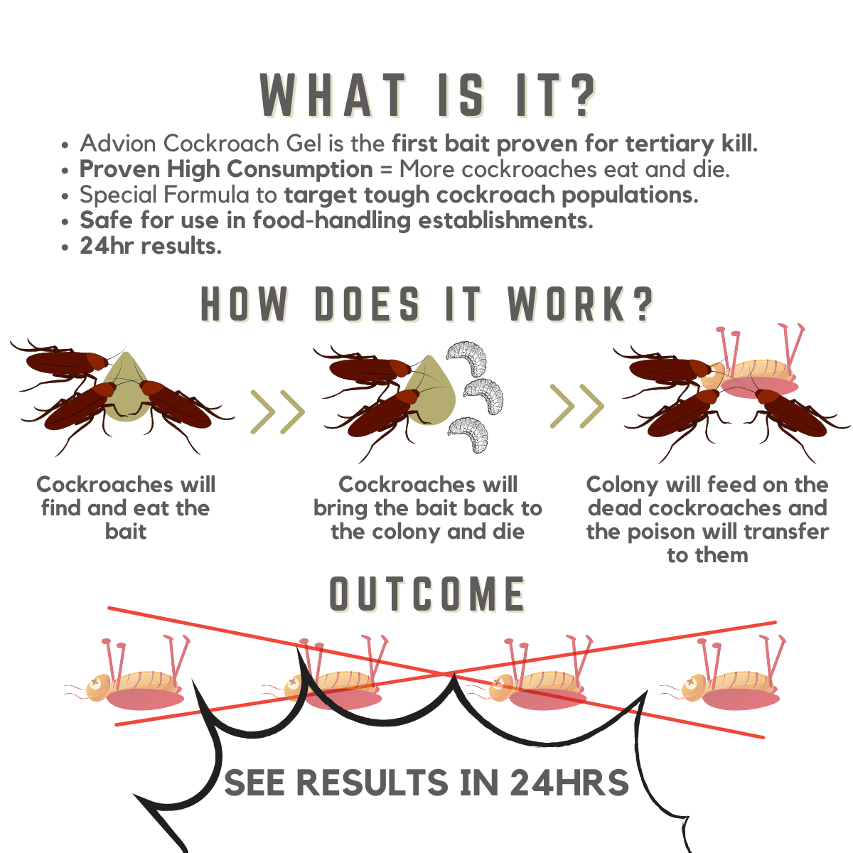 Advion Cockroach Gel