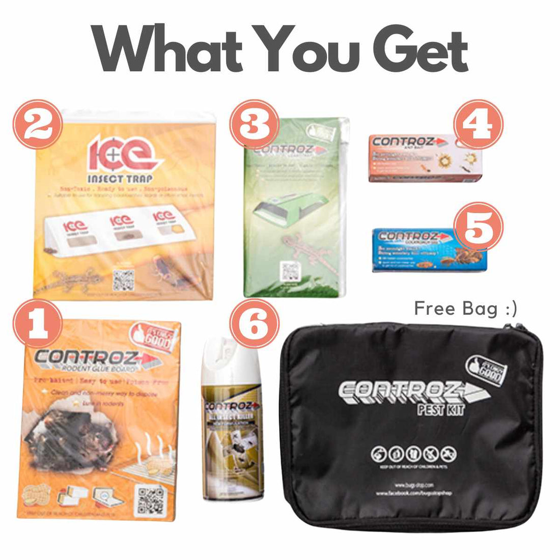 Controz 6-in-1 Pest Kit