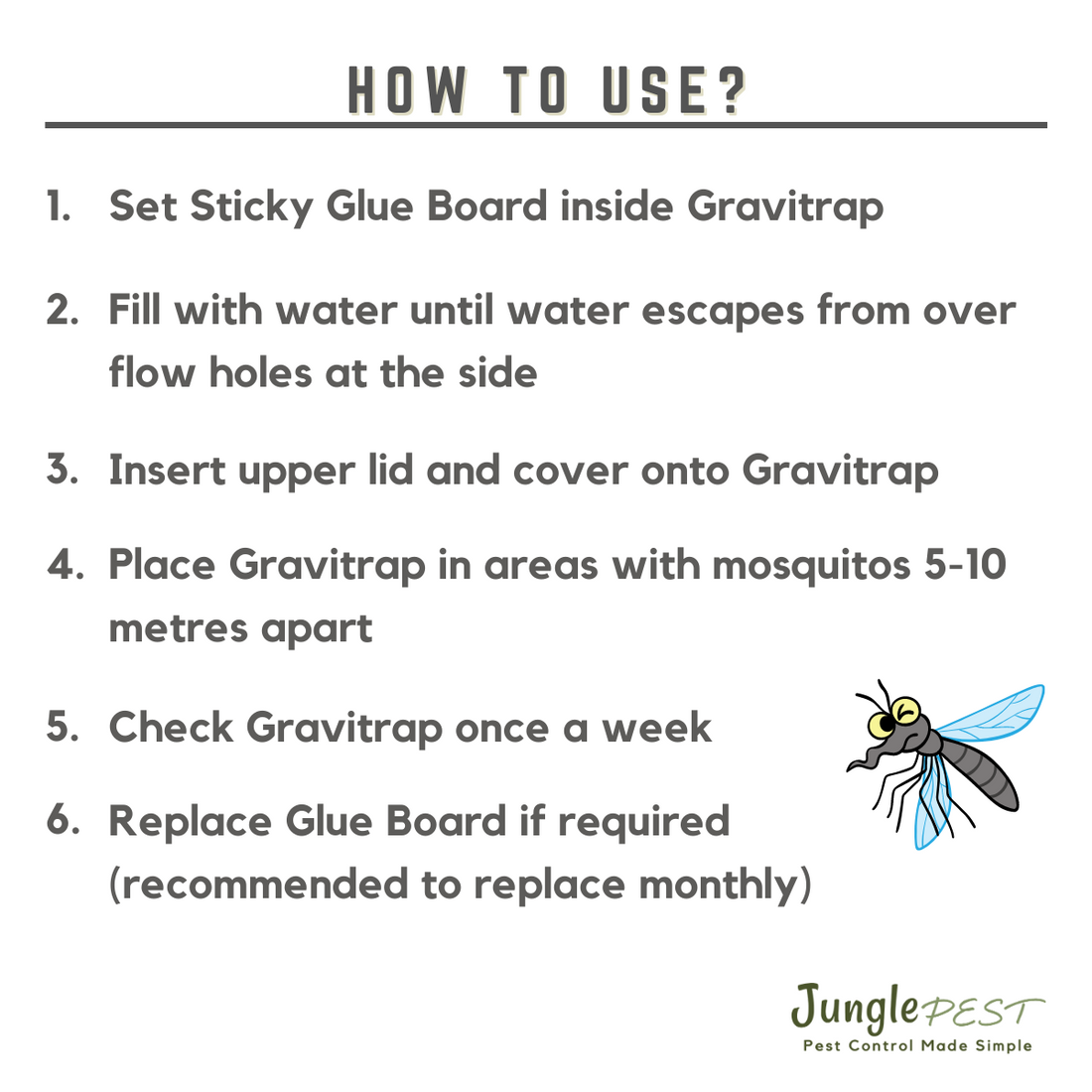 **REFILL** Gravitrap Mosquito Trap Developed by NEA