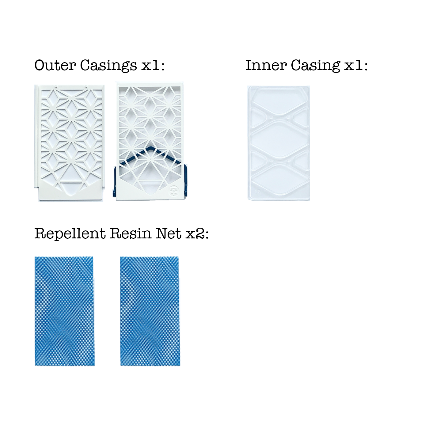 Dengue Warrior Mosquito Repellent Resin Net